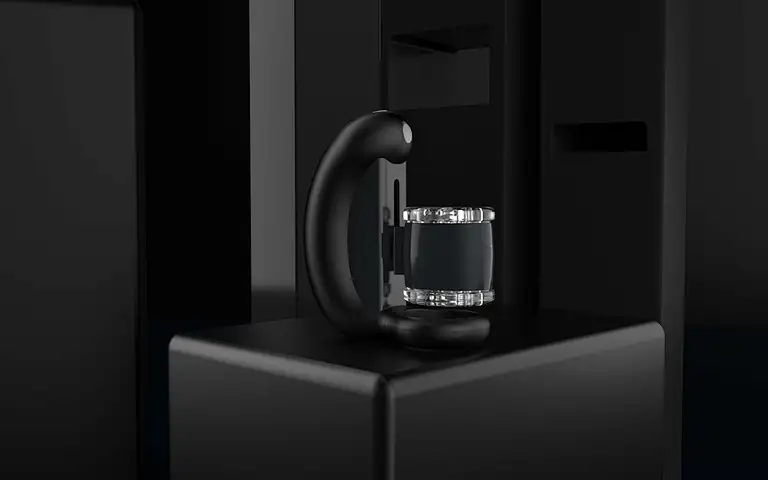 USB-C 충전 블랙 로켓 자위기 섹스 토이 IPX4 방수